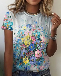 Cordulara | Damen Oberteil – Bunte Blumen