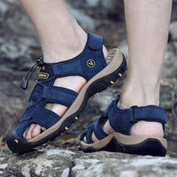 Trekkingsandalen für Herren - Bequeme Sommersandalen für breite Füße – Blau