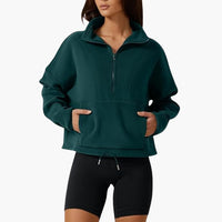 Sabrina | Polar Fleece Sweatshirt – Grün