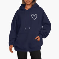 Selina | Lässiger Hoodie – Marine