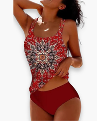 Damen Elegante Bademode | Komfortabel Bikini und Badeanzug – Rot