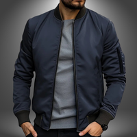 Tobias | Leichte Herren Jacke im modernen Stil – Blau