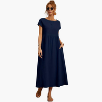 Annika | Kleid zeitloser Eleganz – Dunkelblau