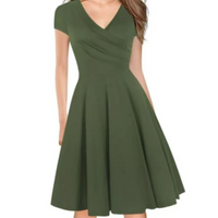 Ursulalin | Kleid Für Damen – Dunkelgrün