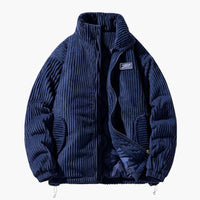 Mario | Stylische Cordjacke – Dunkelblau