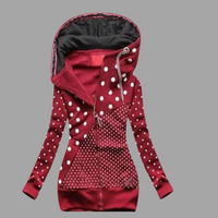 Maraget | Wasserdichte und Winddichte Winterjacke – Weinrot