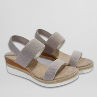 Yara | Komfort-Sandalen – Grau