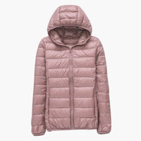 Noor | Winterjacke mit Daunen – Hellrosa
