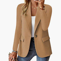 Klassischer Blazer - Damenmode für Büro und City-Looks – Braun