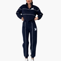 Jana | | Lässiges Langarm-Set – Dunkelblau