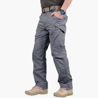 Cargohosen für Herren - Leichte Wasserdichte Sommer-Wanderhose – Grau
