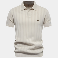 Hael | Slim-Casual Herren-Poloshirt – Beige