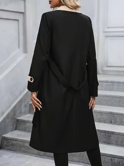 Liavern | Eleganter Essentials Mittellanger Trenchcoat