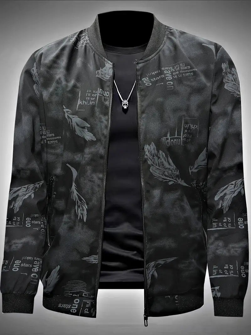 Outy | Outdoor-taugliche Jacke mit Federgrafik