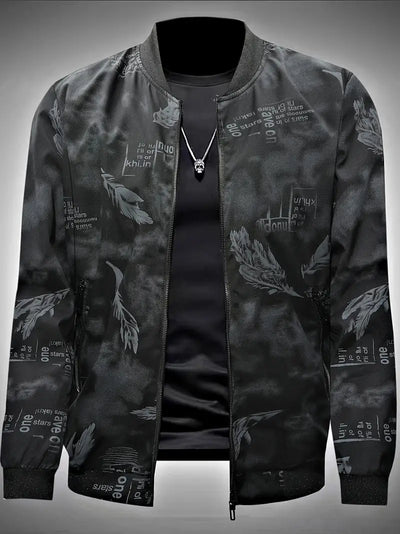 Outy | Outdoor-taugliche Jacke mit Federgrafik