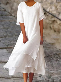 Bella | Elegantes & einzigartiges Kleid – Weiß