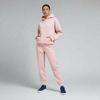 Oversized Loungewear Set für Damen mit Kapuzen Sweatshirt und Jogginghose – Rosa