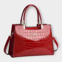 Sophia | Schultergurt Geräumig Handtasche – Rot