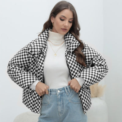 Dobile | Damen-Winterjacke aus Baumwoll-Daunen, warm und bequem