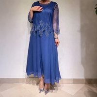 Eiriana – Elegantes Midi Kleid – Blau