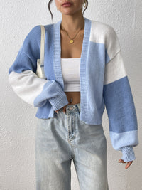 Liesel | Warme Strickjacke für kalte Tage – Hellblau