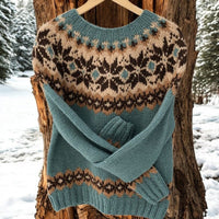 Isabella® | Bequemer Eleganter Pullover – Blau