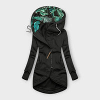 Noriel – Elegante Jacke mit Kapuze – Schwarz