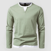 LUDWIG - LEICHTER LANGARMPULLOVER – Grün