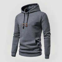 ADAM - PULLOVER MIT VERSTELLBARER KAPUZE – Dunkelgrau