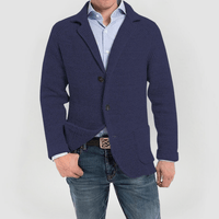 RENE - STRICKJACKE MIT LANGEN ÄRMELN – Blau