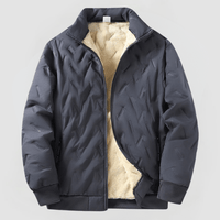 HENDRIK - NYLONJACKE MIT PLÜSCHFUTTER – Grau
