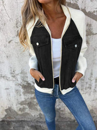 Lili™| Trendjacke Für deinen stylischen Alltag – Weiß Schwarz