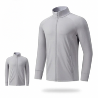 Renexo | Atmungsaktive unisex Komfort Laufjacke Herbst – Grau (Herren)