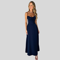 Hannelore | Fließendes Maxikleid mit Wohlfühlfaktor – Blau