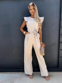 Florenza - Sommerchic Jumpsuit – Beige