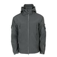 Soft Shell Jacke taktischer Militär Mäntel – Grau