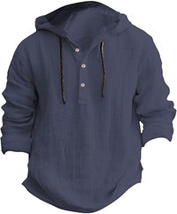 ANGEL | Luxus-Kapuzenshirt – Dunkelblau