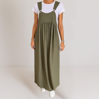 Ellis™ | Bequemer Jumpsuit mit Hosenträgern – Oliv