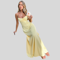 Hannelore | Fließendes Maxikleid mit Wohlfühlfaktor – Gelb