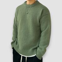 Carvo | Knitted Pullover – Grün