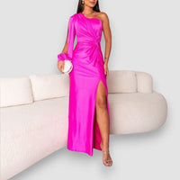Izzy | Elegantes anspruchsvolles Sommerkleid – Rosa