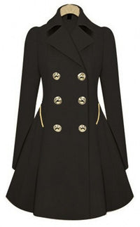 Cau | Eleganter Trenchcoat für stilvolle Outfits – Schwarz