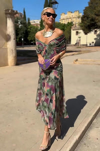 Clara | Elegantes Maxikleid für besondere Anlässe Damen – Blütenpracht