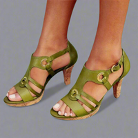 Runlindis | Elegante Sandalen mit Komfort – Grün