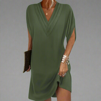 Rigmara | Elegantes Maxikleid für jeden Anlass – Oliv