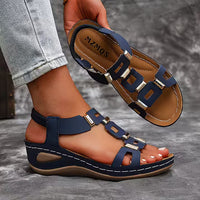 Avellan - Sandalen mit offener Zehenpartie – Marine