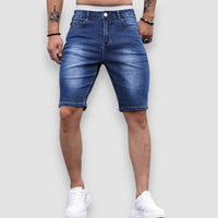 Lior | Stretch Denim Shorts – Marine