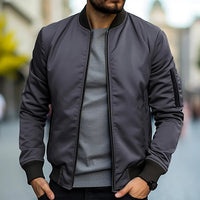 Brenner™ | Herren Leichte Bomberjacke – Dunkelgrau