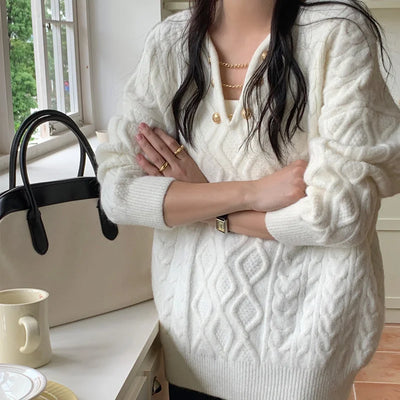 Tyra - Eleganter Gemütlicher Pullover