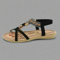 Corinna | Handcrafted Summer Sandals Made from Premium Materials – AAA-1 schwarz